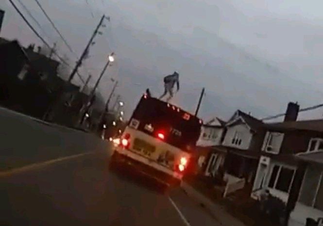 ‘Words fail me’: TTC, police not happy with video of man ‘surfing’ on a Toronto bus