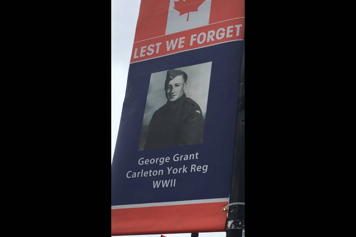 Woodstock, N.B. honours veterans with symbolic banners – New Brunswick