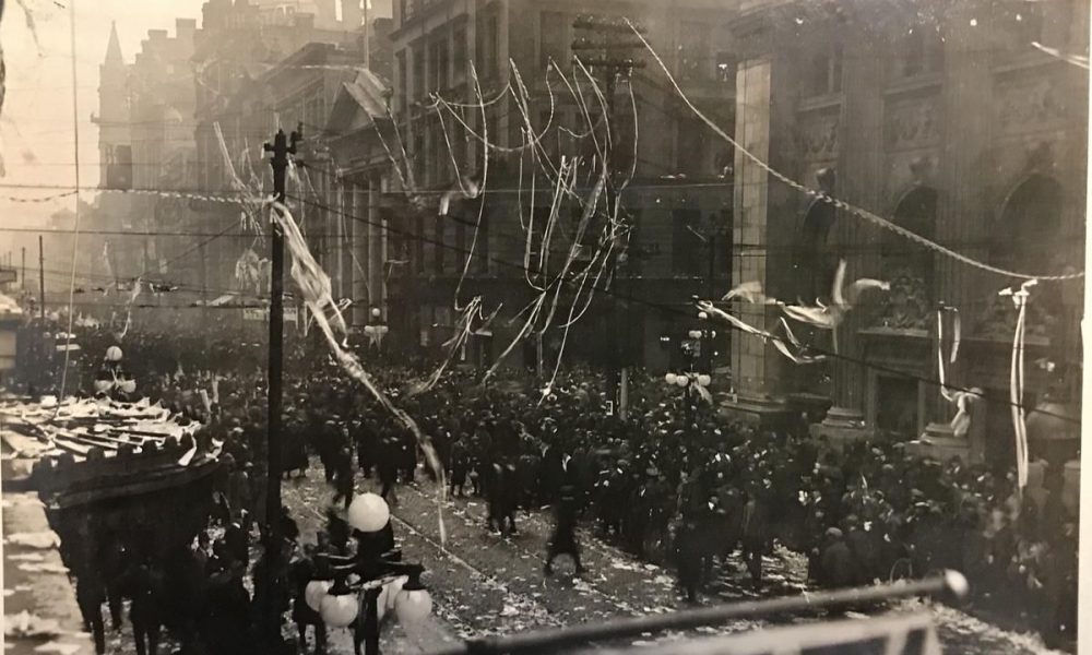 Days before the end of the First World War, Canadians celebrated in the streets. But it was thanks to fake news