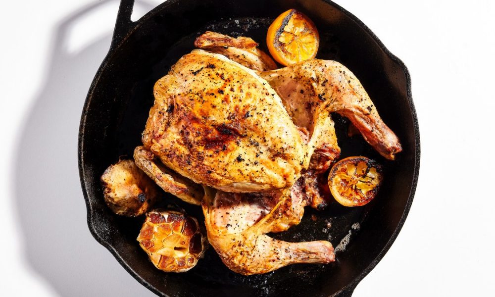 No-Fail Roast Chicken with Lemon and Garlic Recipe