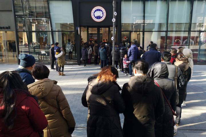Chinese line up for Canada Goose jackets despite anti-Canadian sentiment – National
