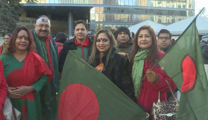 Bangladeshi community in Calgary celebrates Victory Day with flag-raising – Calgary