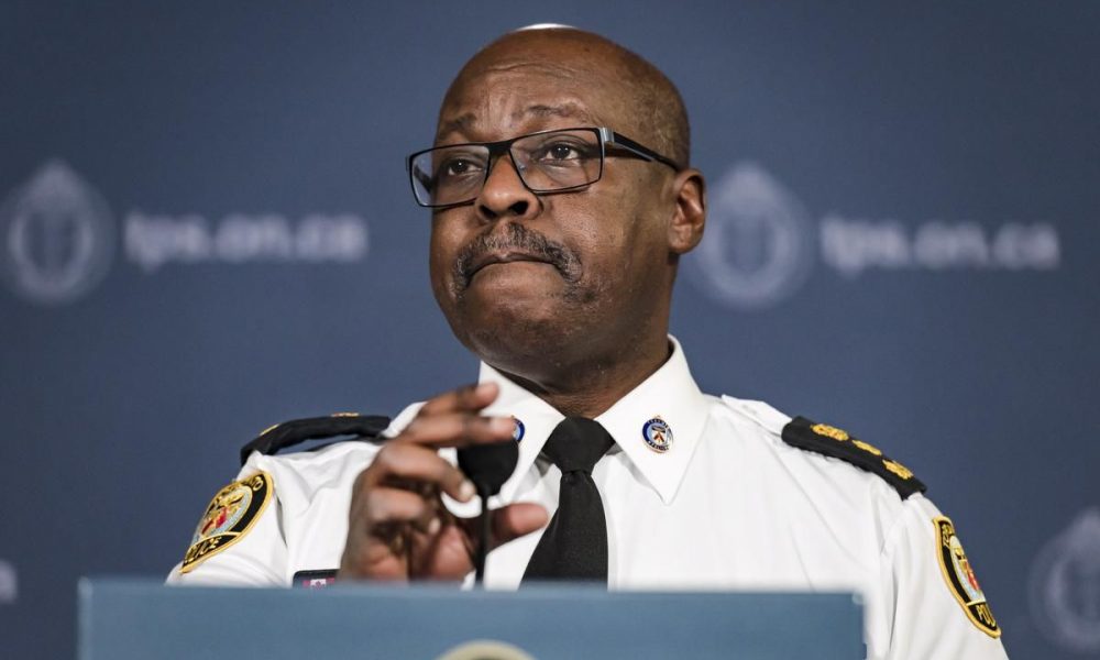Toronto police chief on gun violence: ‘To think we can arrest our way out of this is a falsehood’