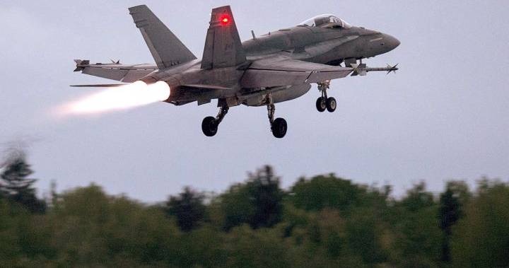 CF-18 fighter pilot fined after pleading guilty to flying too low during Alberta mission