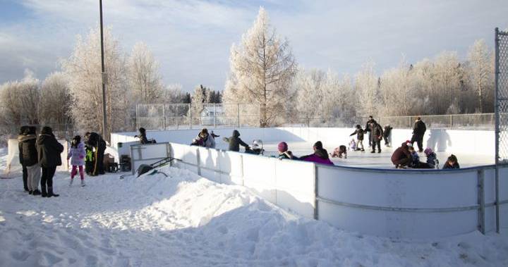 RCMP teams up with Indigenous group to bring ice rink to remote northern Alberta community