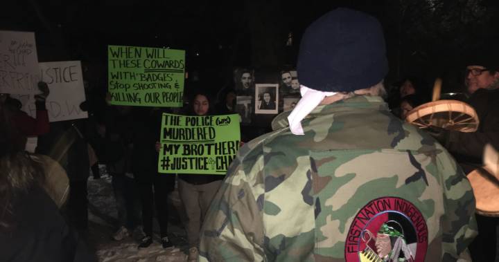Vigil held for 26-year-old shot by Winnipeg Police last Friday – Winnipeg
