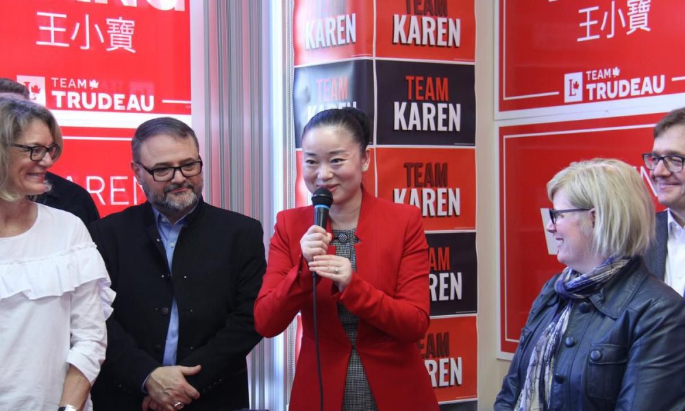 Liberal candidate Karen Wang resigns from Burnaby South byelection following WeChat post singling out Jagmeet Singh’s race
